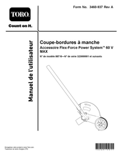 Toro Flex-Force Power System 60 V MAX 88710 Manuel De L'utilisateur