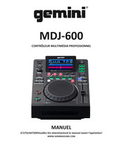 Gemini MDJ-600 Manuel D'utilisation