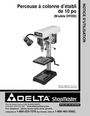 Delta ShopMaster DP200 Notice D'utilisation