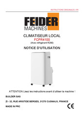 FEIDER Machines FCPR4100 Notice D'utilisation