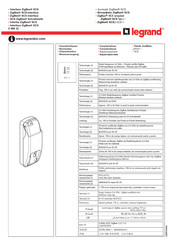 Legrand ZigBee SCS Manuel D'installation