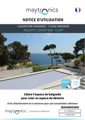 Maytronics Aquatic Cover 600 Notice D'utilisation