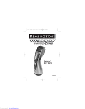 Remington TITANIUM MB-400 Guide D'utilisation Et D'entretien