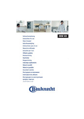 Bauknecht MW 49 Mode D'emploi