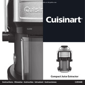 Cuisinart CJE500E Instructions