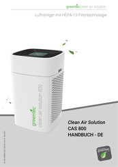 GreenTec CAS 800 Manuel