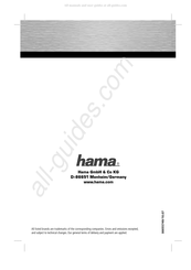 Hama 00055749 Mode D'emploi
