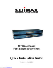 Edimax ES-3124RL Guide De Démarrage Rapide