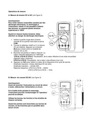 UNI-T UT61B Guide De Mesure