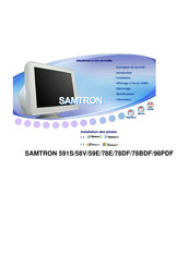 Samsung Samtron 78DF Manuel D'installation