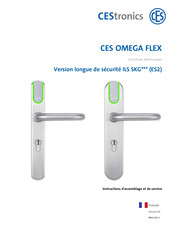 CEStronics CES OMEGA FLEX ILS SKG ES2 Serie Instructions D'assemblage Et De Service
