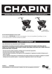 Chapin 82100 Instructions D'assemblage/D'utilisation/Pièces