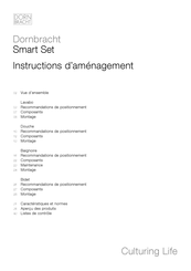 Dornbracht Smart Set Instructions D'aménagement