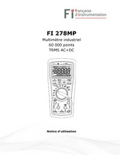 Francaise d'Instrumentation FI 278MP Notice D'utilisation