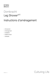 Dornbracht Leg Shower Instructions D'aménagement