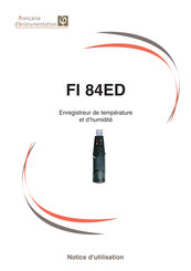 Francaise d'Instrumentation FI 84ED Notice D'utilisation