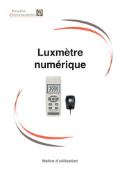 Francaise d'Instrumentation LX 108 Notice D'utilisation