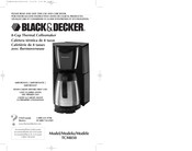 Black & Decker TCM850 Guide D'entretien Et D'utilisation