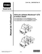 Toro WORKMAN UTX D 4-PASS Manuel De L'utilisateur