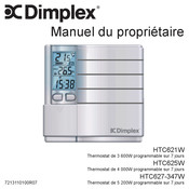 Dimplex HTC621W Manuel Du Propriétaire