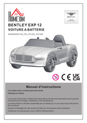 Homcom Bentley Exp 12 Manuel D'instructions