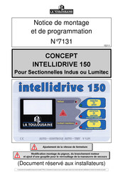 La Toulousaine Intellidrive 150 Notice De Montage