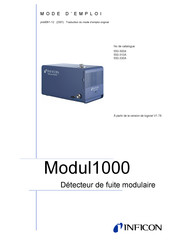 Inficon Modul1000 Mode D'emploi