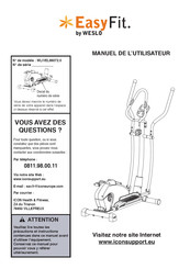 Weslo EasyFit WLIVEL86072.0 Manuel De L'utilisateur