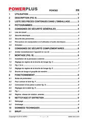 VARO Powerplus POW302 Manuel D'utilisation