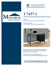 Monarch Specialties I 7437-1 Instructions D'assemblage