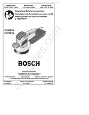 Bosch 3725DEVS Consignes De Fonctionnement/Sécurité
