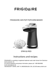 Frigidaire EPM102-RED Instructions Et Recettes