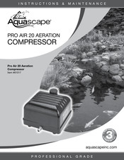 AquaScape 61017 Instructions Et Entretien