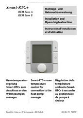 Dimplex Smart-RTC+ RTM Econ U Instructions D'installation Et D'utilisation