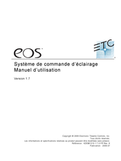 ETC Eos Manuel D'utilisation