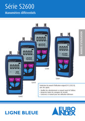 Euro-index LIGNE BLEUE S2600 Serie Manuel D'utilisation