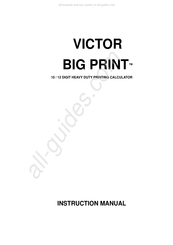 Victor Technology 1310 Big Print Manuel D'instructions