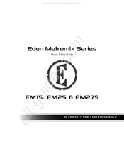Eden METROMIX EM15 Mode D'emploi