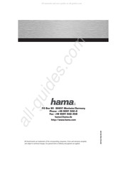 Hama 00102146 Mode D'emploi