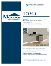 Monarch Specialties I 7150-1 Instructions D'assemblage