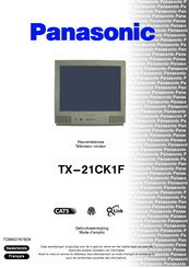 Panasonic TX-21CK1F Mode D'emploi