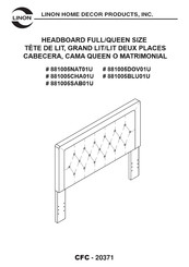 Linon 881005NAT01U Instructions D'assemblage