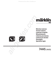 marklin 74470 Mode D'emploi