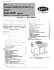 Carrier Performance 48VG-K Instructions D'installation