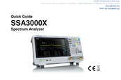 SIGLENT SSA3000X Serie Guide Rapide