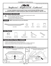 AVS Bugflector II Instructions D'installation