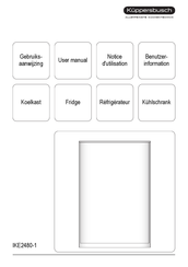 Kuppersbusch IKE2480-1 Notice D'utilisation