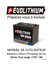 EVOLITHIUM EVL1212 Manuel De L'utilisateur