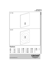 Grohe Tectron 38 451 Manuel D'instructions