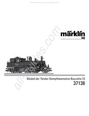 marklin 37138 Mode D'emploi